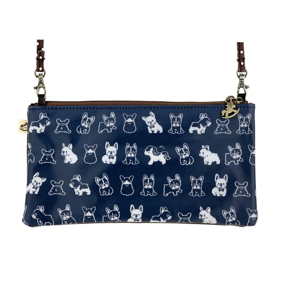 Waterproof French Bulldog Rectangular Crossbody Purse - Picture 1 of 10